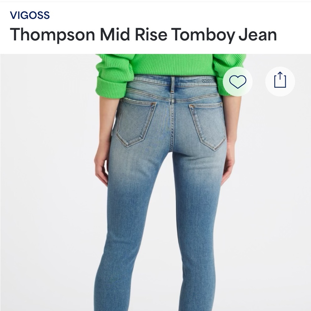 VIGOSS - Thompson Mid Rise Jean - Picture 2 of 6